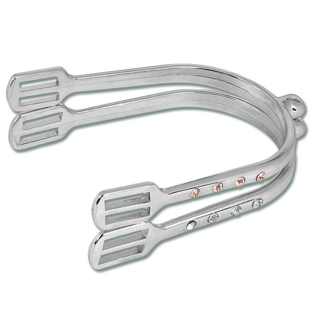 Waldhausen Sporen Crystal + Perlonriemen